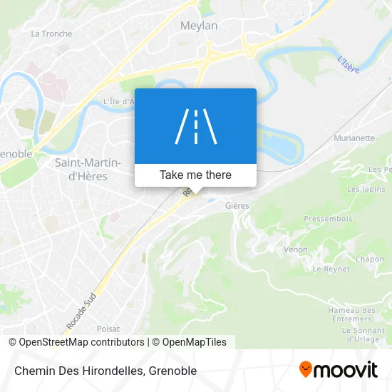Chemin Des Hirondelles map