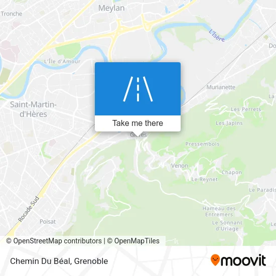 Chemin Du Béal map