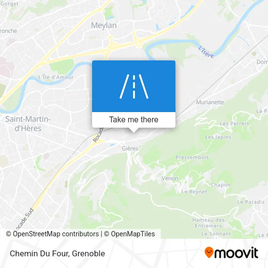 Chemin Du Four map
