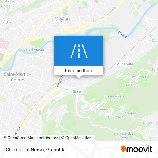 Chemin Du Néron map