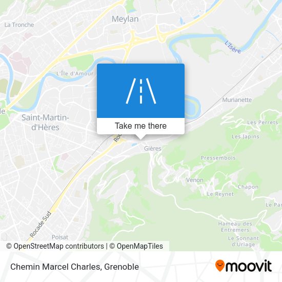 Chemin Marcel Charles map