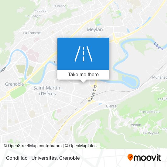Condillac - Universités map