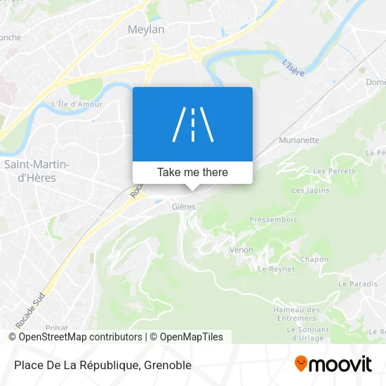 Place De La République map