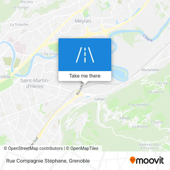 Rue Compagnie Stéphane map