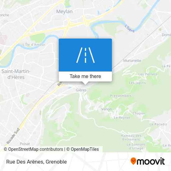 Rue Des Arènes map