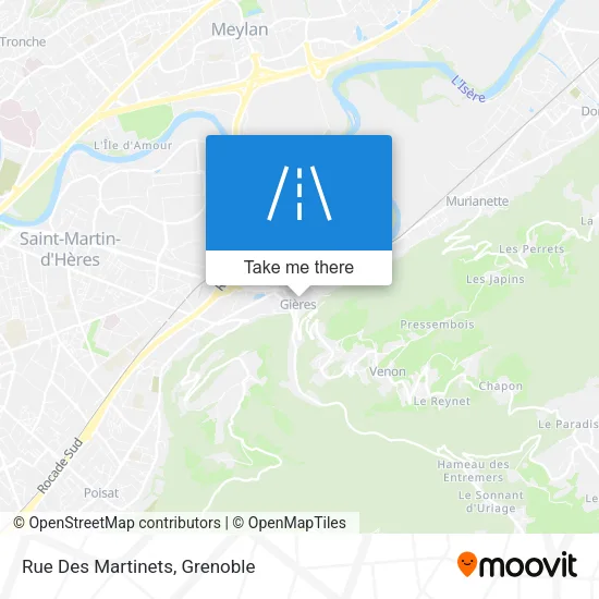 Rue Des Martinets map