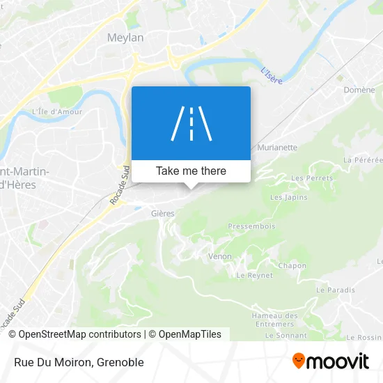 Rue Du Moiron map