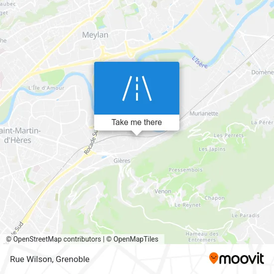Rue Wilson map