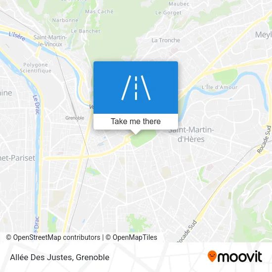 Allée Des Justes map