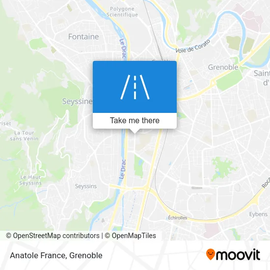 Anatole France map