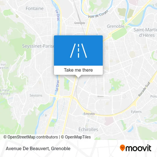 Avenue De Beauvert map