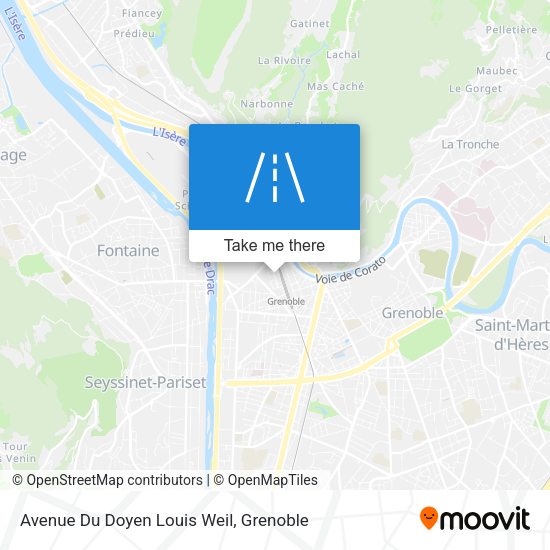 Avenue Du Doyen Louis Weil map