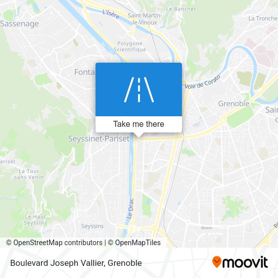Boulevard Joseph Vallier map