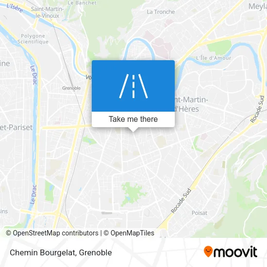 Chemin Bourgelat map