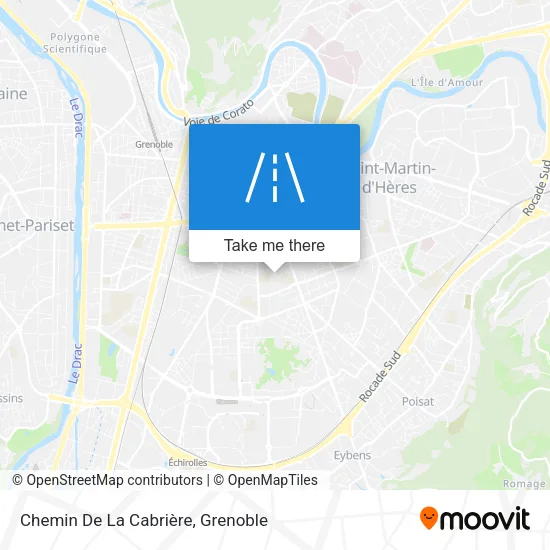 Chemin De La Cabrière map