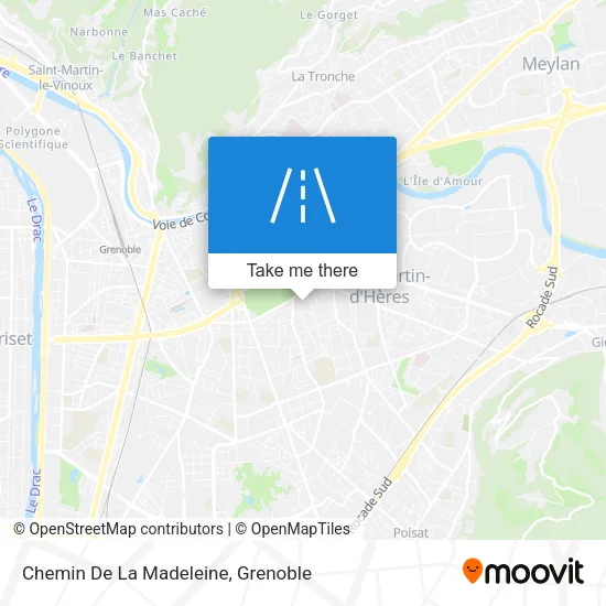 Chemin De La Madeleine map
