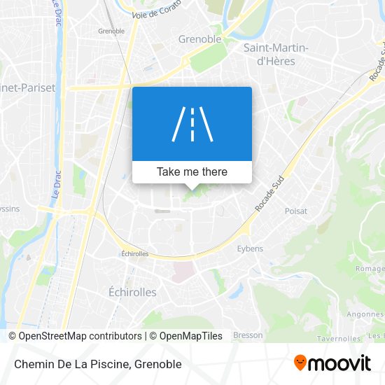 Chemin De La Piscine map