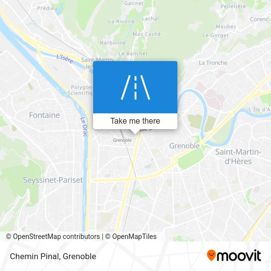 Chemin Pinal map