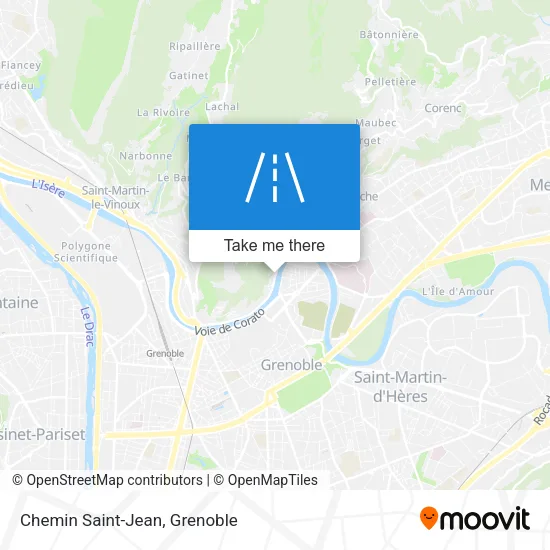 Chemin Saint-Jean map