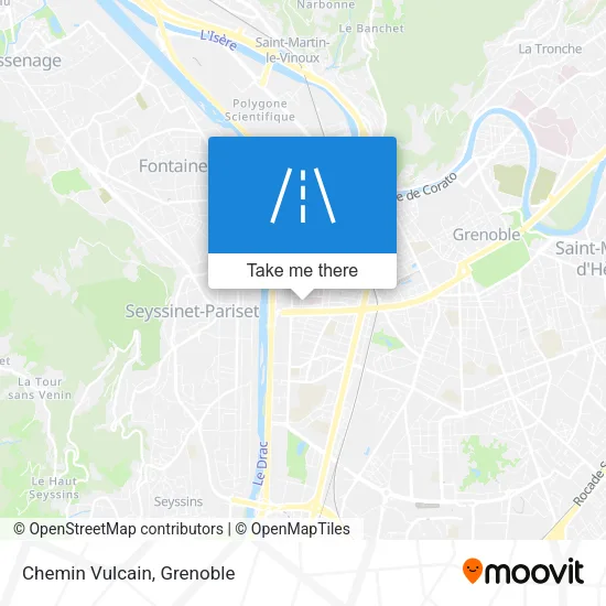 Chemin Vulcain map