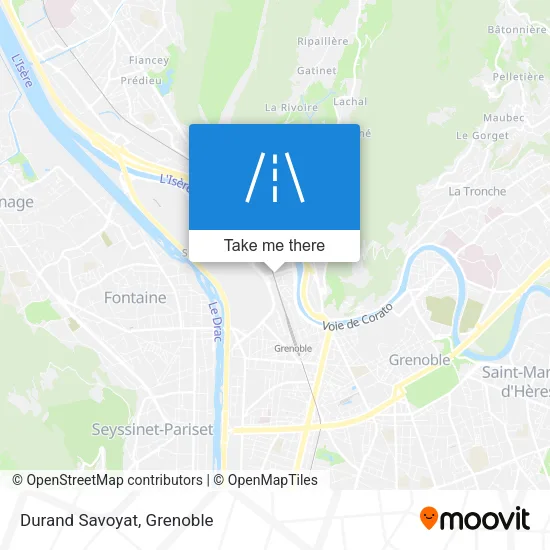 Durand Savoyat map