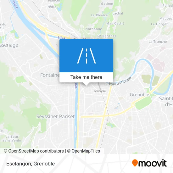 Esclangon map
