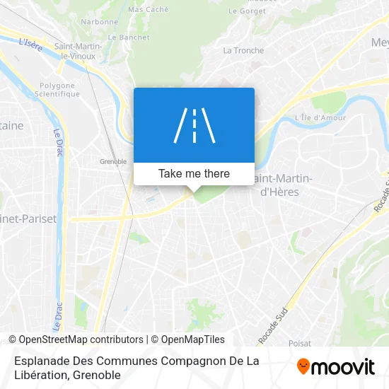 Esplanade Des Communes Compagnon De La Libération map