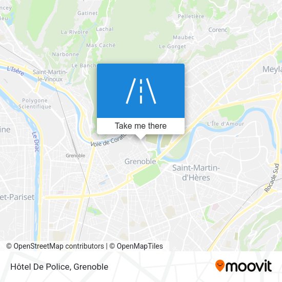 Hôtel De Police map