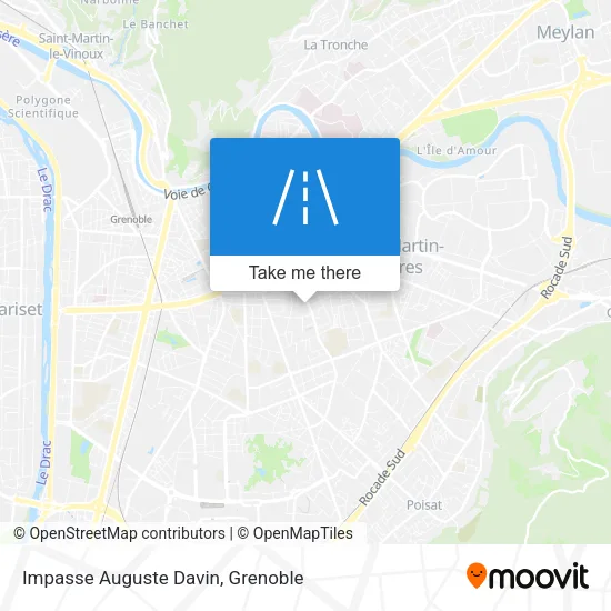 Impasse Auguste Davin map