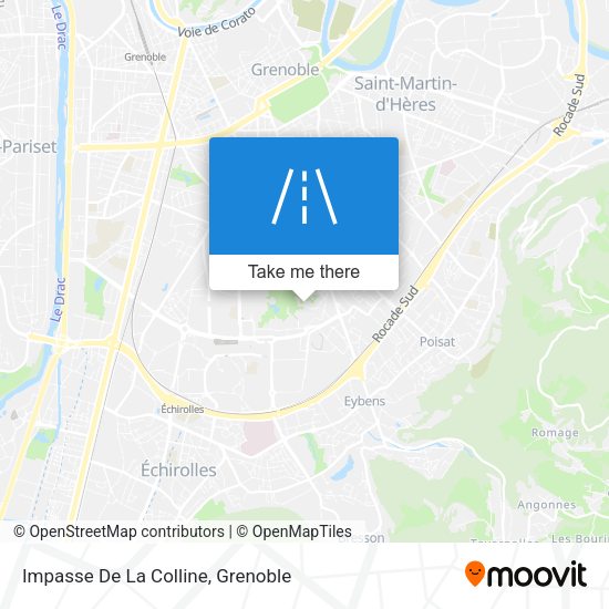 Impasse De La Colline map