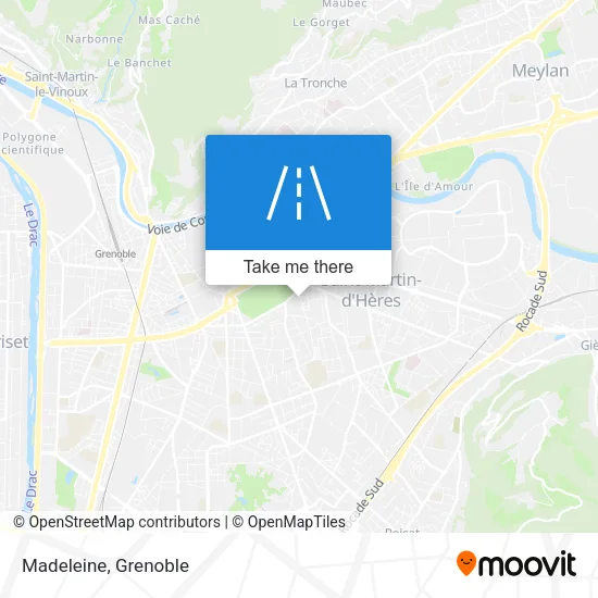 Madeleine map