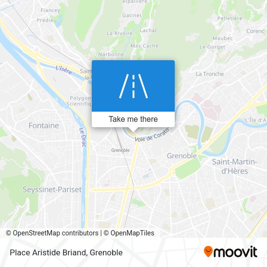 Place Aristide Briand map