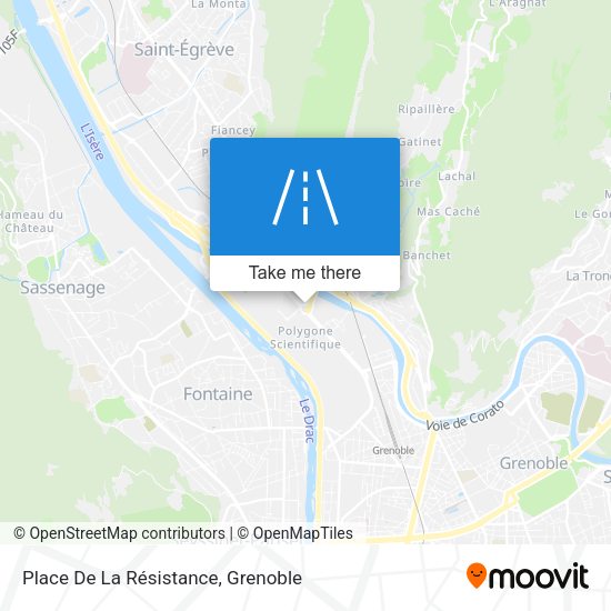 Place De La Résistance map