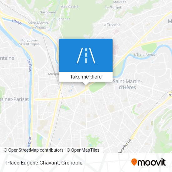 Place Eugène Chavant map