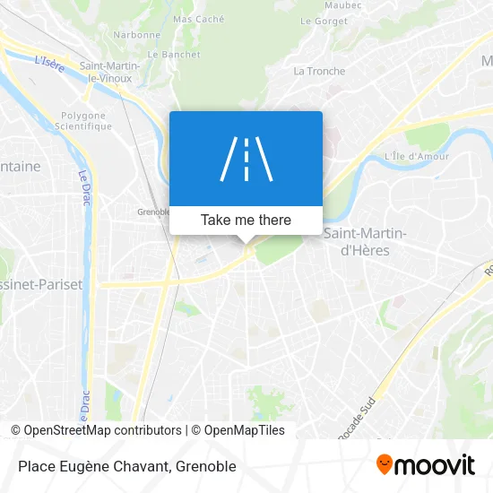 Place Eugène Chavant map