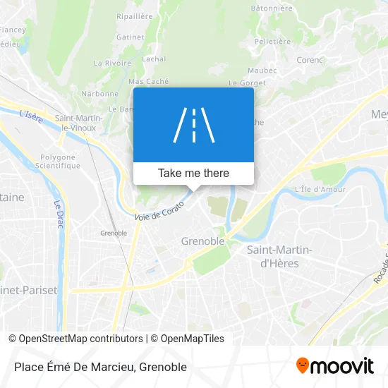 Place Émé De Marcieu map