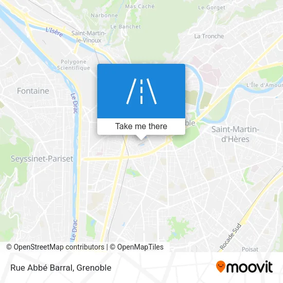Rue Abbé Barral map