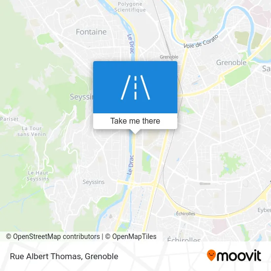 Rue Albert Thomas map