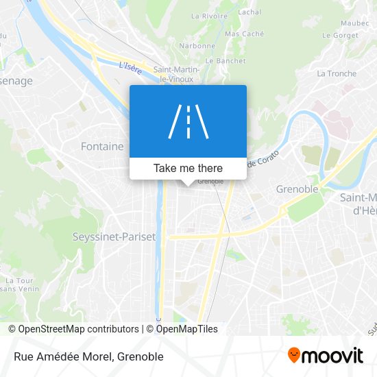 Rue Amédée Morel map