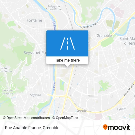 Rue Anatole France map