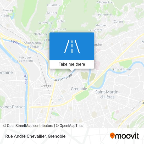 Rue André Chevallier map