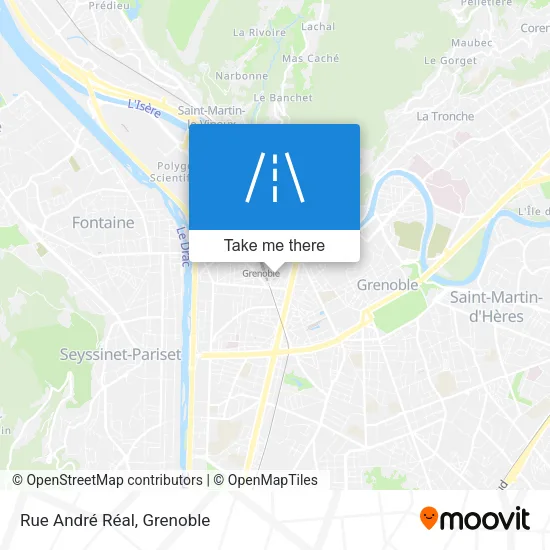Rue André Réal map