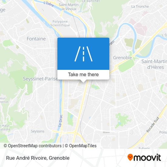 Rue André Rivoire map