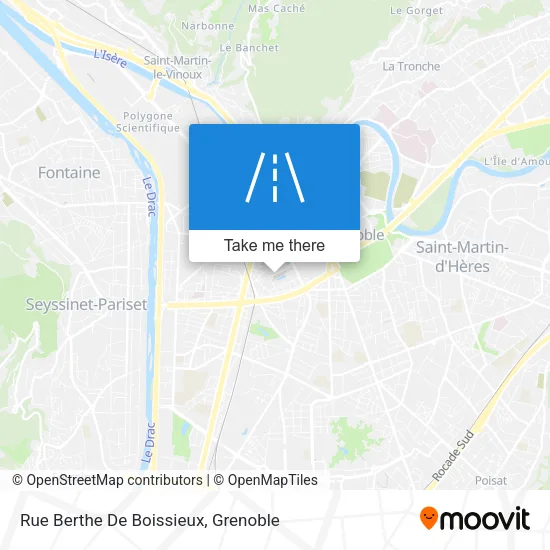 Rue Berthe De Boissieux map