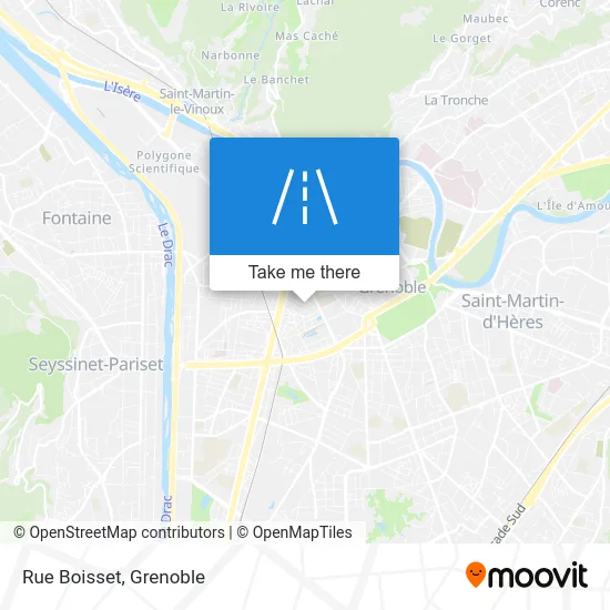 Rue Boisset map