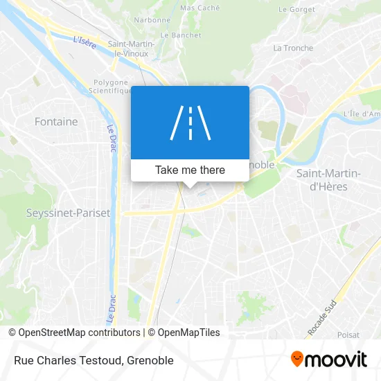 Rue Charles Testoud map