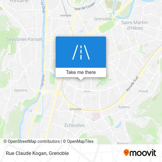 Rue Claude Kogan map