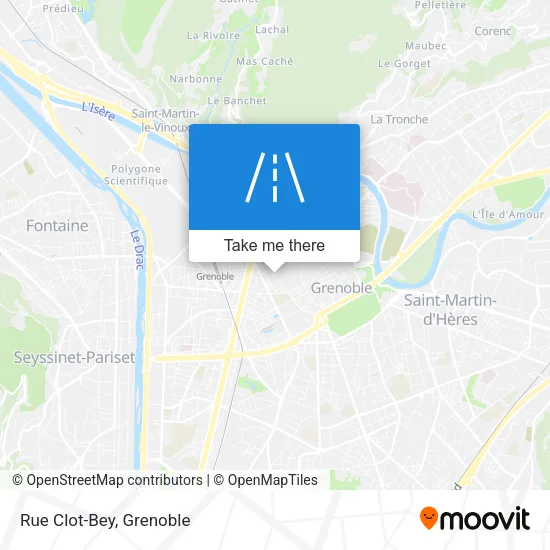 Rue Clot-Bey map