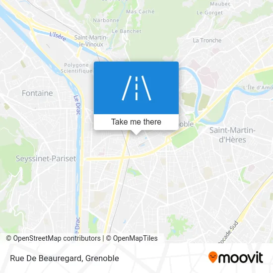 Rue De Beauregard map