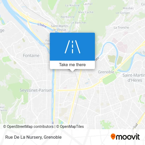 Rue De La Nursery map